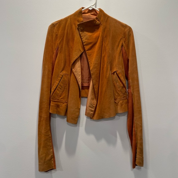 Rick Owens Suede Jacket - Picture 2 of 16